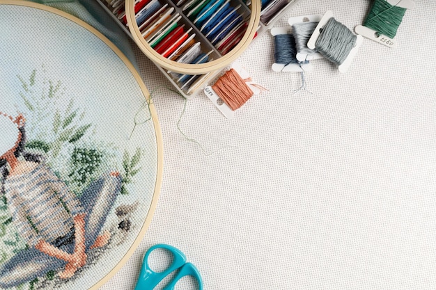 Atelier cu piese brodate